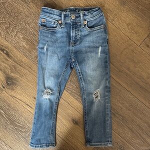 GAP Kids Medium Blue Distressed Skinny Jeans